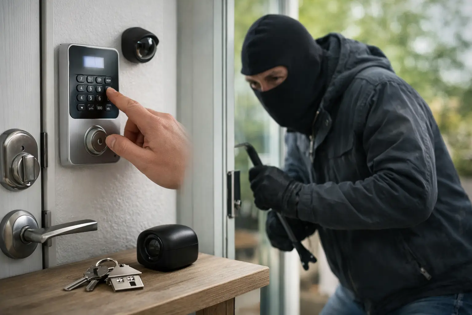 Einbruchschutz für Einfamilienhaus verbessern