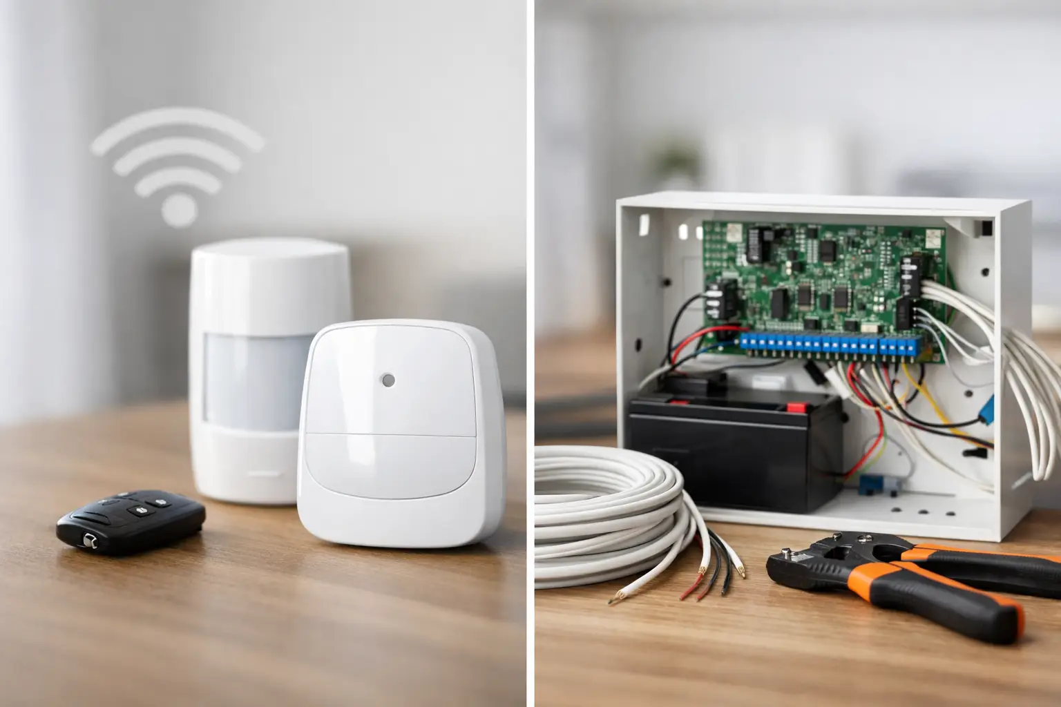 Funk oder Kabel Alarmanlage - was passt?