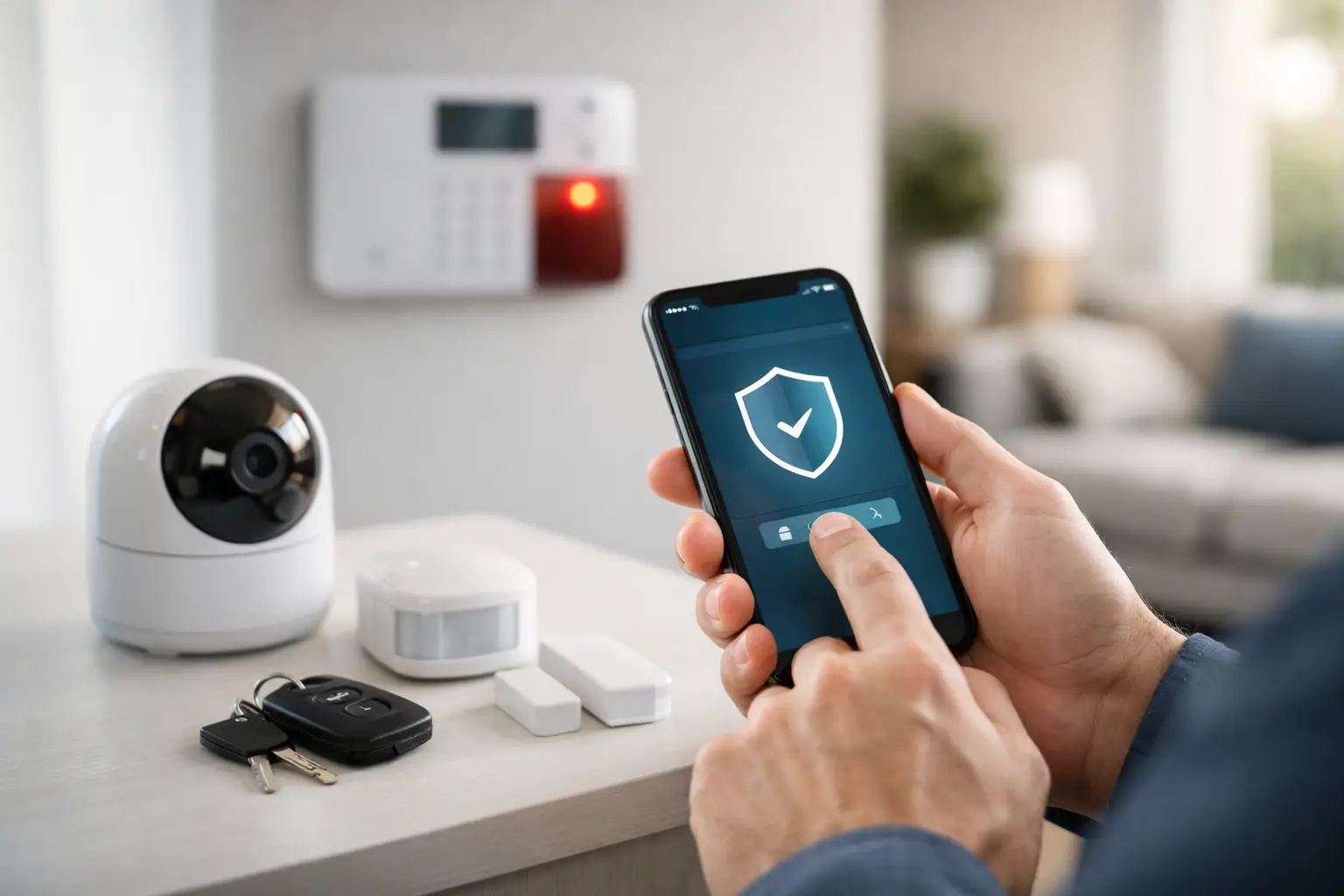 Alarmanlage mit App einrichten: So geht es sicher