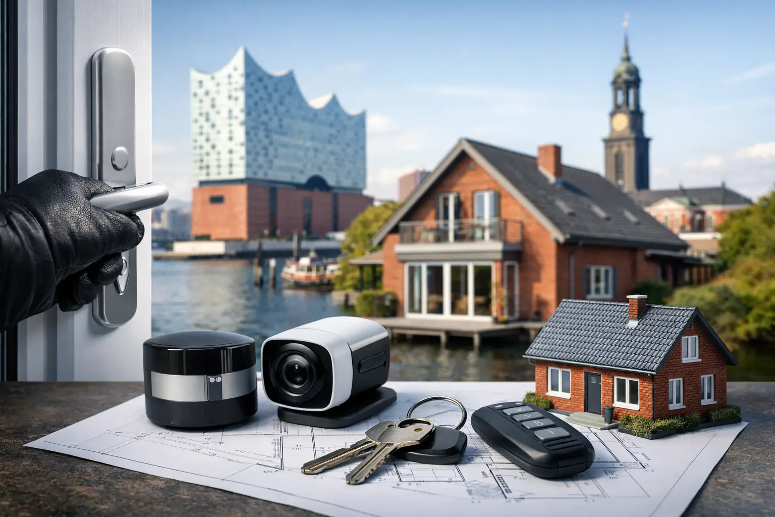 Einbruchschutz für Häuser in Hamburg planen