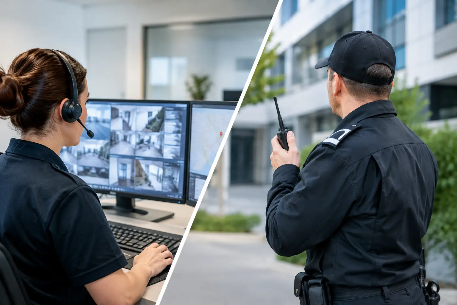 Leitstellenaufschaltung oder Wachdienst wählen?